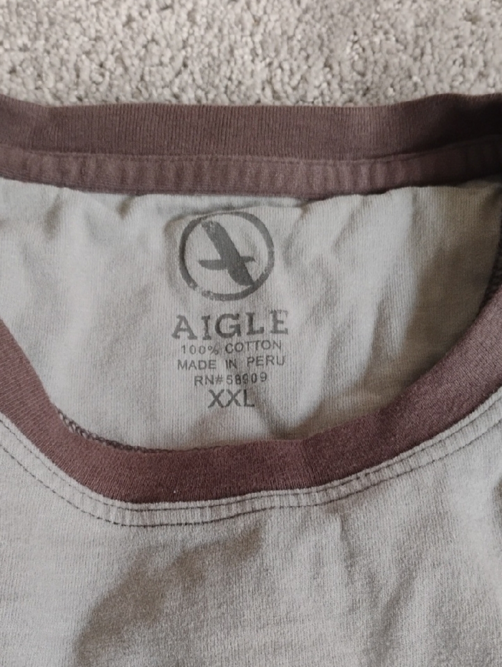 Aigle 100 Percent Cotton.  Get These 2 Mens Size XXL. Excellent Condition